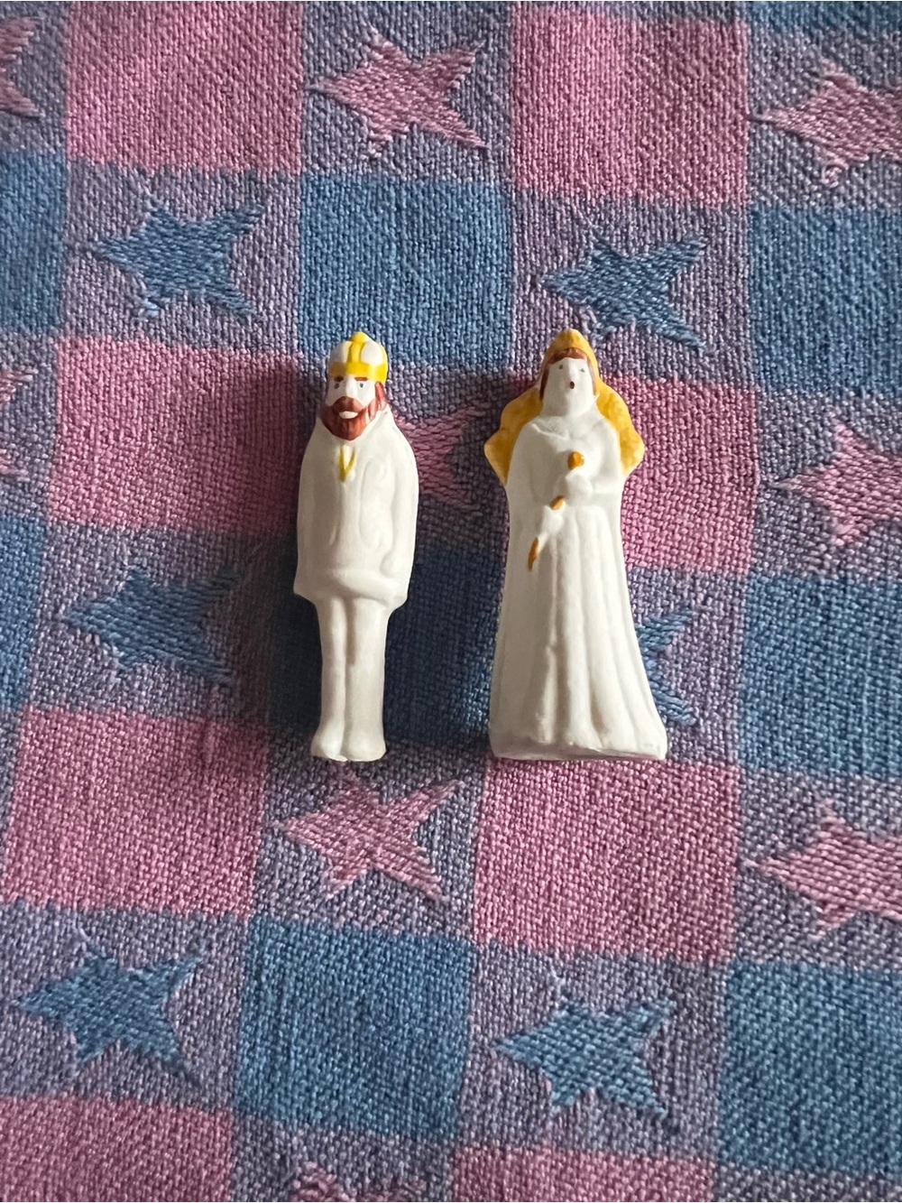 1991/1992 Haydel's Mardi Gras Porcelain King and Queen